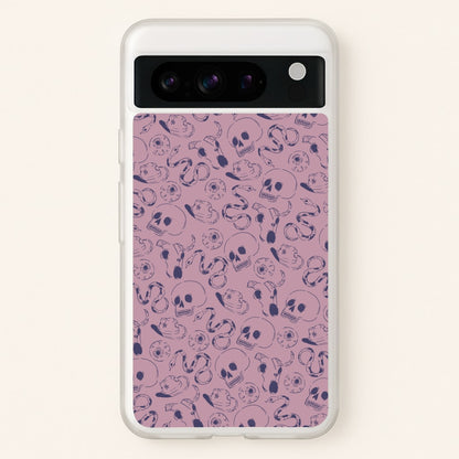 Purple Snakes And Skulls - Western   - Western Phone Case for Google Pixel 8 Pro