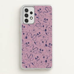 Purple Snakes And Skulls - Western   - Western Phone Case for Galaxy A52 / A52s