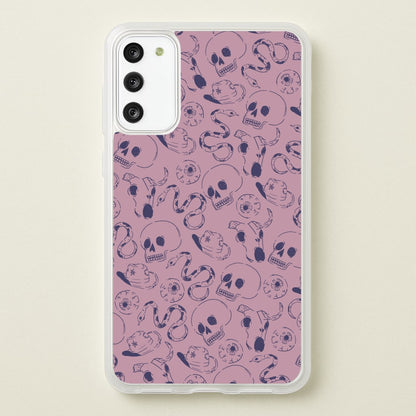 Purple Snakes And Skulls - Western   - Western Phone Case for Galaxy A41