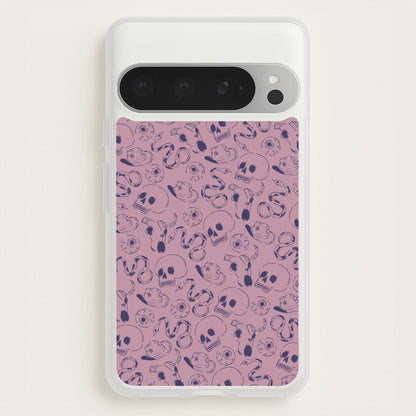 Purple Snakes And Skulls - Western   - Western Phone Case for Google Pixel 9 Pro XL