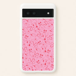 Pink Snakes And Skulls - Western   - Western Phone Case for Google Pixel 6a