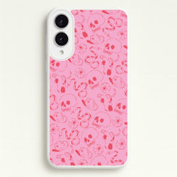 Pink Snakes And Skulls - Western   - Western Phone Case for Galaxy S25 Edge