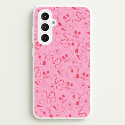 Pink Snakes And Skulls - Western   - Western Phone Case for Galaxy S23FE