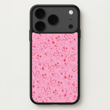Pink Snakes And Skulls - Western Phone Case for iPhone 17 Pro Max