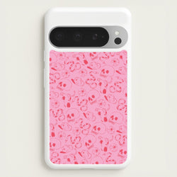 Pink Snakes And Skulls - Western   - Western Phone Case for Google Pixel 9 Pro XL