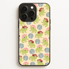 Frogs With Cowboy Hats - Western Phone Case