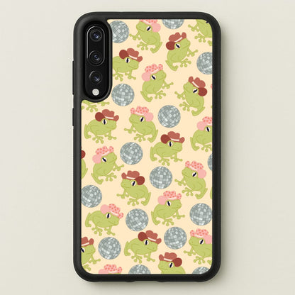 Frogs With Cowboy Hats - Western   - Western Phone Case for Huawei P20 Pro