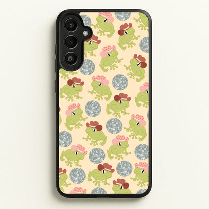 Frogs With Cowboy Hats - Western   - Western Phone Case for Galaxy A36