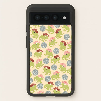 Frogs With Cowboy Hats - Western   - Western Phone Case for Google Pixel 7 Pro