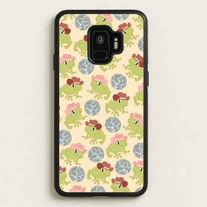 Frogs With Cowboy Hats - Western   - Western Phone Case for Galaxy S9