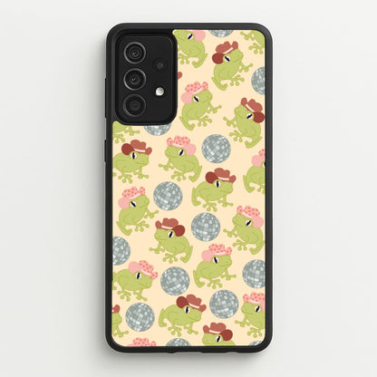 Frogs With Cowboy Hats - Western   - Western Phone Case for Galaxy A52 / A52s