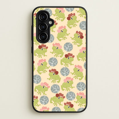 Frogs With Cowboy Hats - Western   - Western Phone Case for Galaxy A54