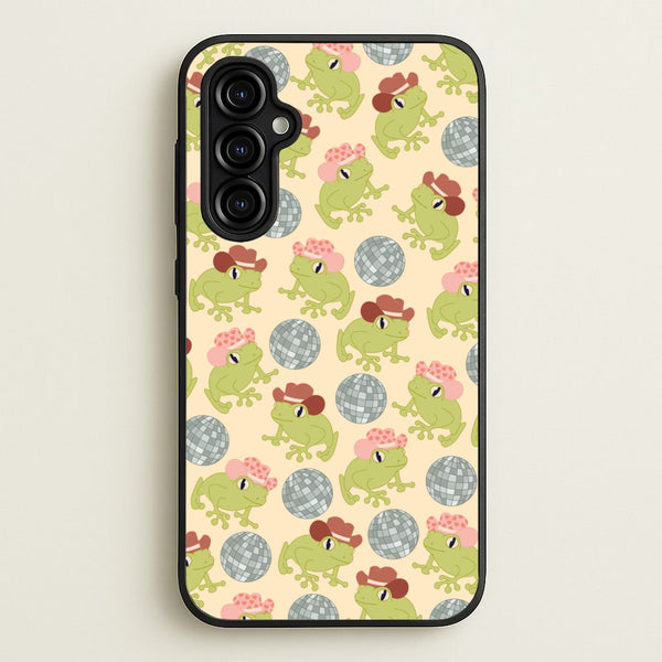 Frogs With Cowboy Hats - Western   - Western Phone Case for Galaxy A54