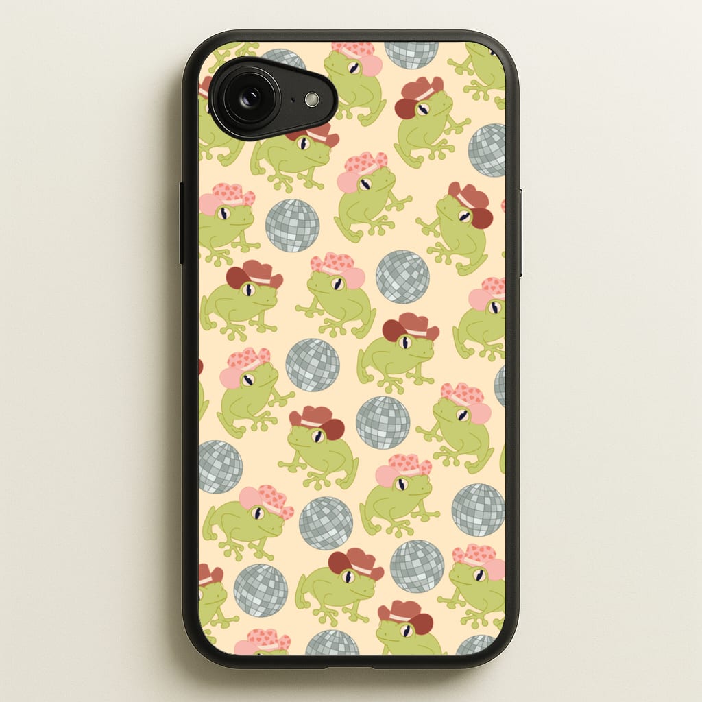 Frogs With Cowboy Hats - Western   - Western Phone Case for iPhone 16e