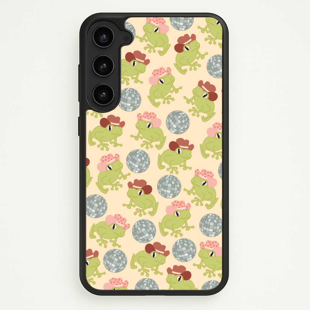 Frogs With Cowboy Hats - Western   - Western Phone Case for Galaxy S23