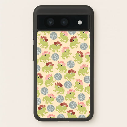 Frogs With Cowboy Hats - Western   - Western Phone Case for Google Pixel 8a