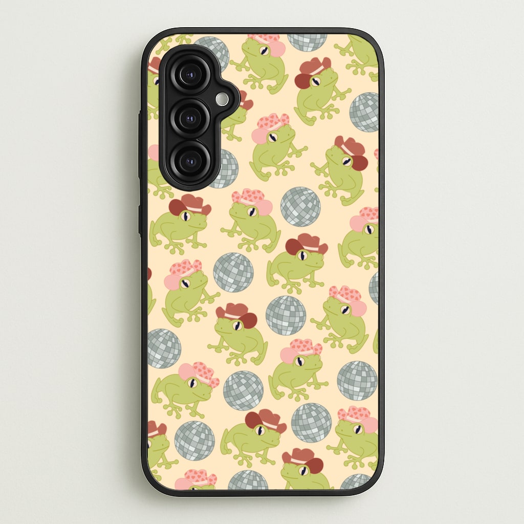 Frogs With Cowboy Hats - Western   - Western Phone Case for Galaxy A14