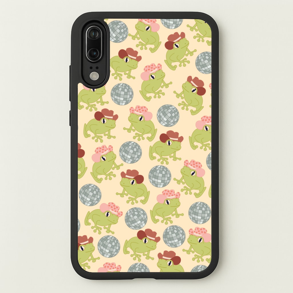 Frogs With Cowboy Hats - Western   - Western Phone Case for Huawei P20