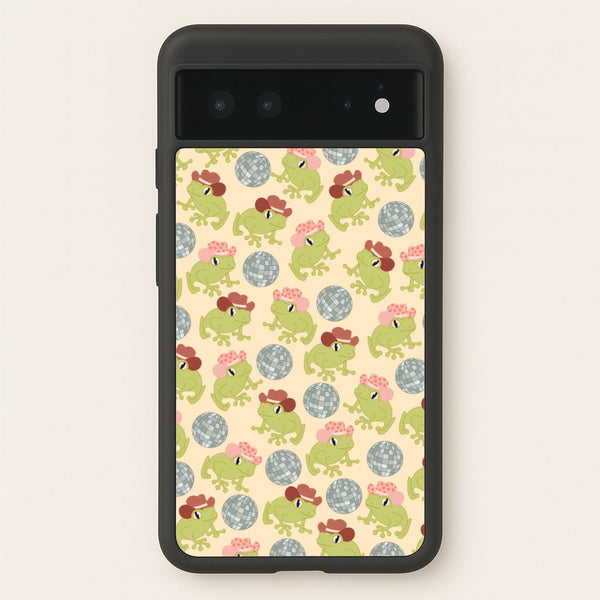 Frogs With Cowboy Hats - Western   - Western Phone Case for Google Pixel 6