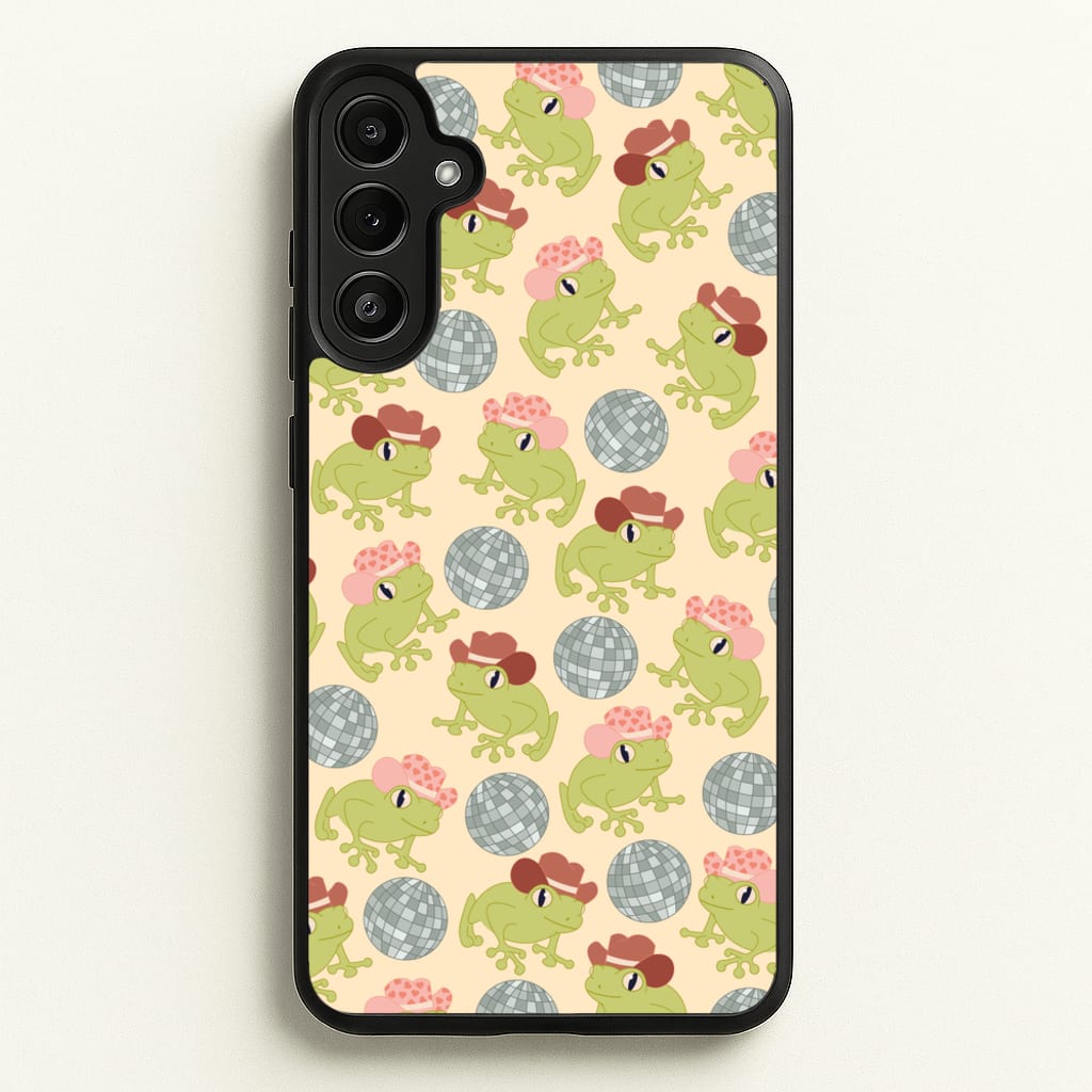 Frogs With Cowboy Hats - Western   - Western Phone Case for Galaxy A34