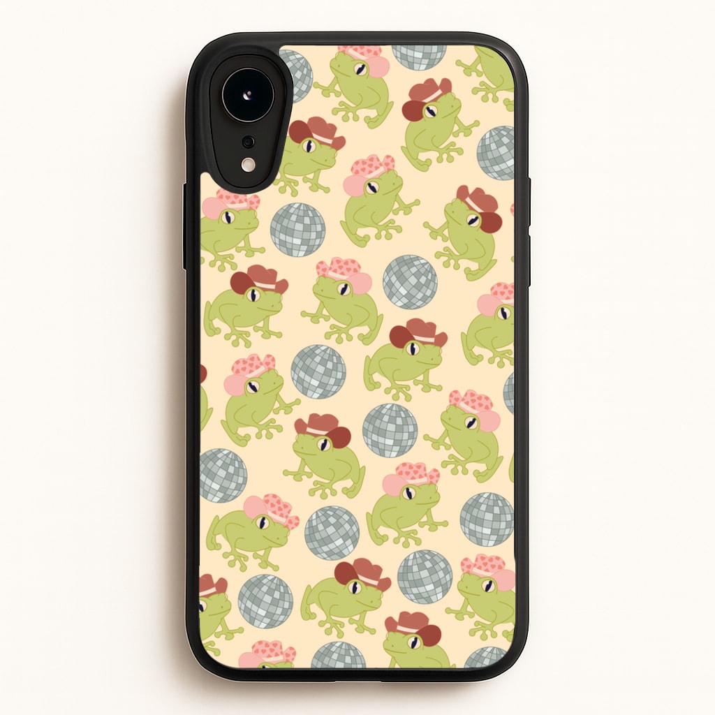 Frogs With Cowboy Hats - Western   - Western Phone Case for iPhone XR