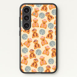 Bears With Cowboy Hats - Western   - Western Phone Case for Galaxy S24 Plus