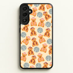 Bears With Cowboy Hats - Western   - Western Phone Case for Galaxy A34