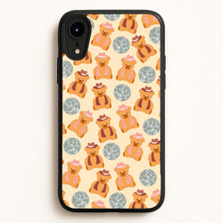 Bears With Cowboy Hats - Western   - Western Phone Case for iPhone XR