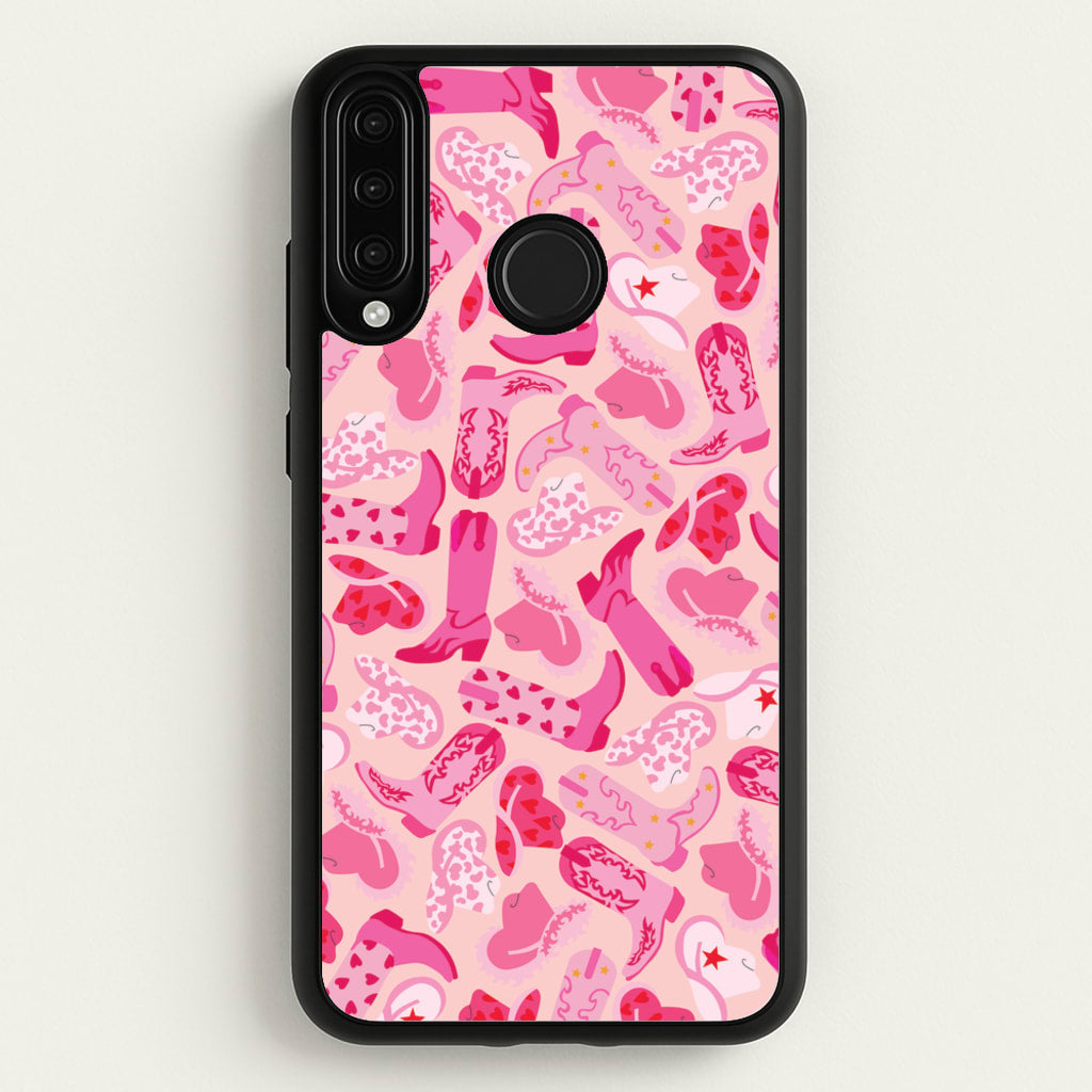 Cowboy Hats And Boots - Western   - Western Phone Case for Huawei P30 Lite