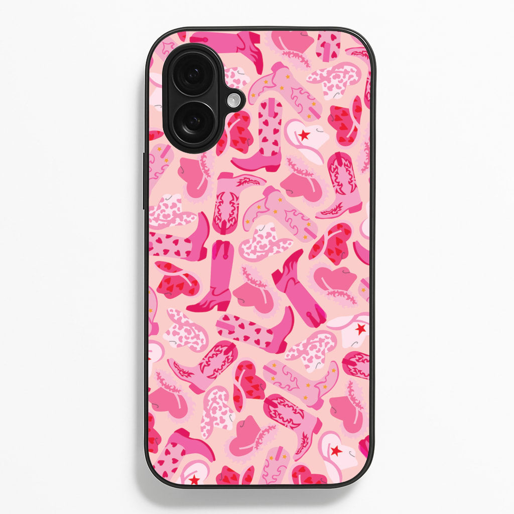 Cowboy Hats And Boots - Western   - Western Phone Case for iPhone 16 Plus