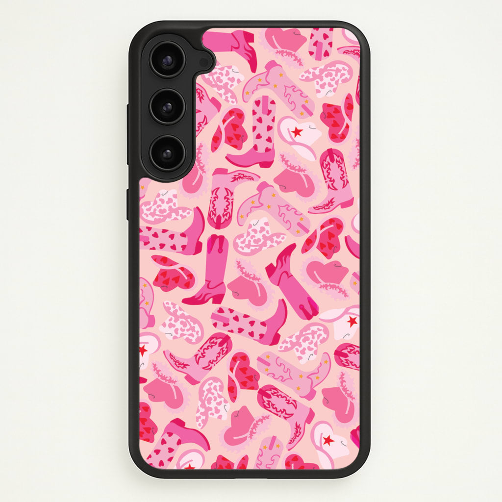 Cowboy Hats And Boots - Western   - Western Phone Case for Galaxy S23 Plus