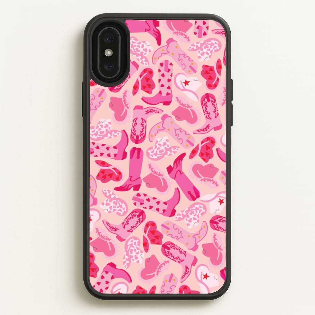 Cowboy Hats And Boots - Western   - Western Phone Case for iPhone XS Max