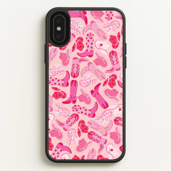 Cowboy Hats And Boots - Western   - Western Phone Case for iPhone XS Max