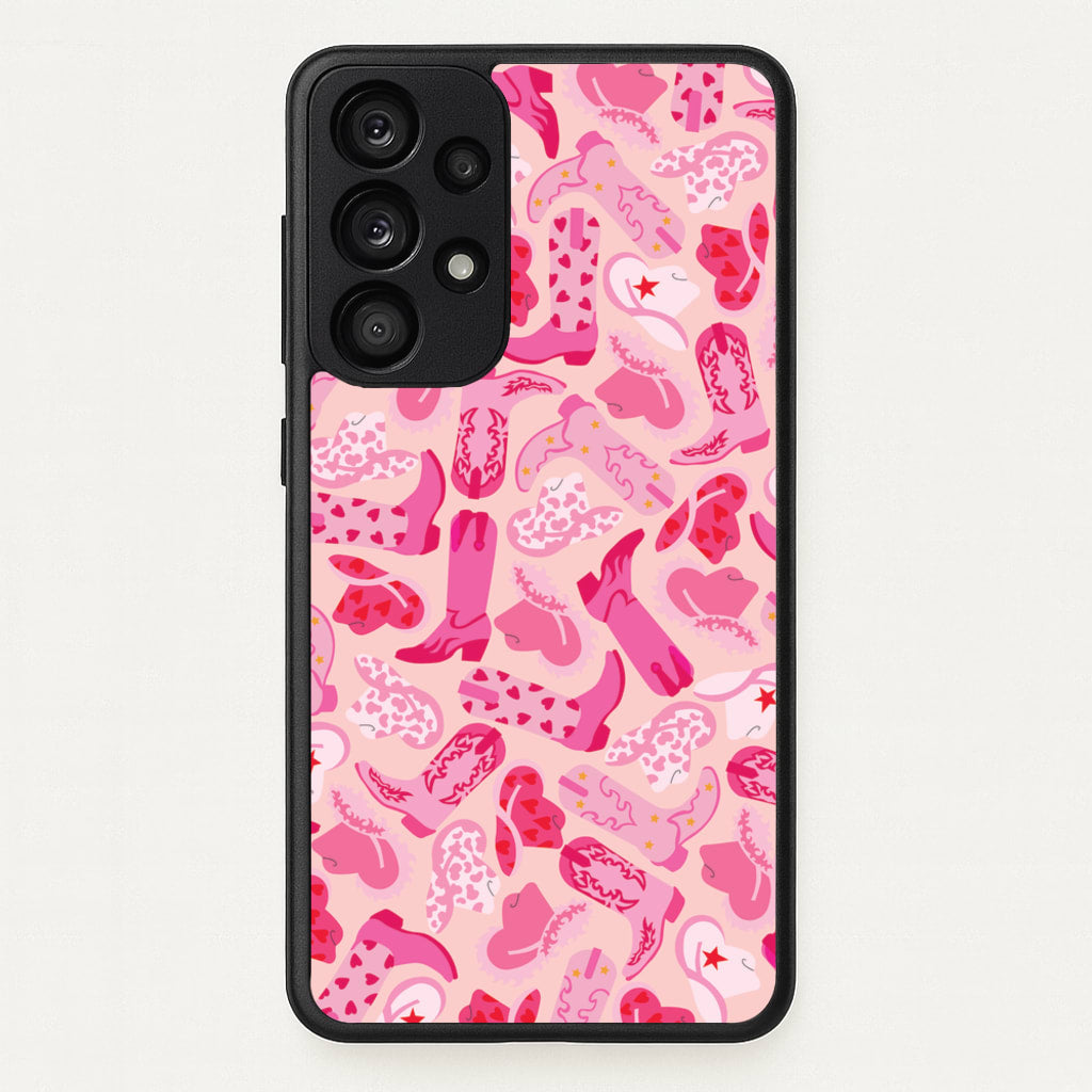Cowboy Hats And Boots - Western   - Western Phone Case for Galaxy A33