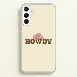 Howdy - Western   - Western Phone Case for Galaxy A34