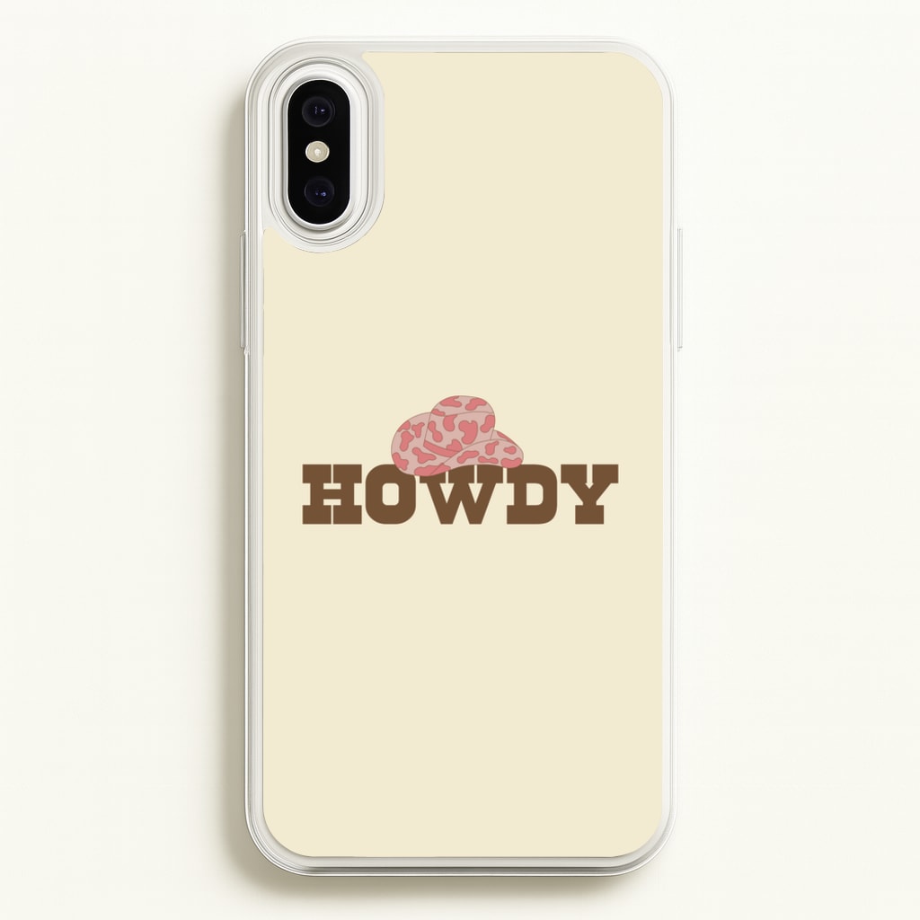 Howdy - Western   - Western Phone Case for iPhone XS Max