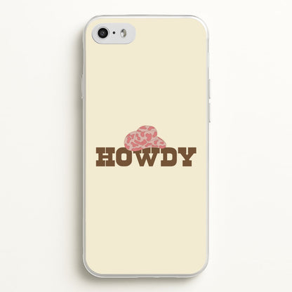 Howdy - Western   - Western Phone Case for iPhone 5 / 5s / SE 2016