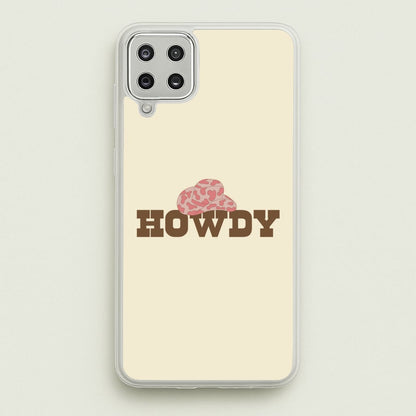 Howdy - Western   - Western Phone Case for Galaxy A12