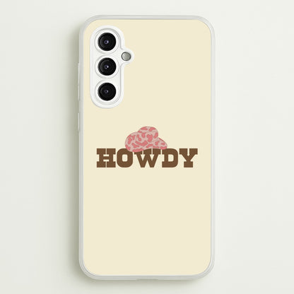 Howdy - Western   - Western Phone Case for Galaxy A14