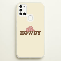 Howdy - Western   - Western Phone Case for Galaxy A21s