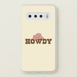 Howdy - Western   - Western Phone Case for Galaxy S10 Plus