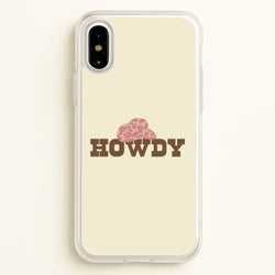Howdy - Western   - Western Phone Case for iPhone X / XS
