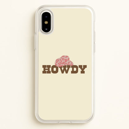 Howdy - Western   - Western Phone Case for iPhone X / XS