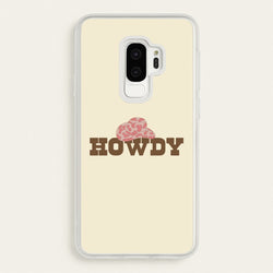 Howdy - Western   - Western Phone Case for Galaxy S9 Plus