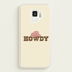Howdy - Western   - Western Phone Case for Galaxy S9