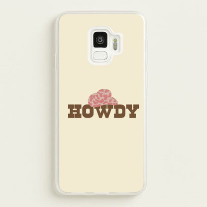 Howdy - Western   - Western Phone Case for Galaxy S9