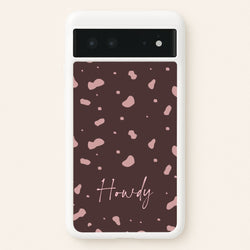 Cow Print Howdy  - Western Phone Case for Google Pixel 6