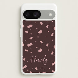 Cow Print Howdy  - Western Phone Case for Google Pixel 9 / 9 Pro