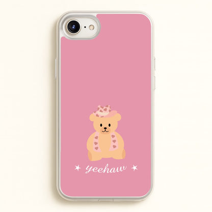 Yeehaw Teddy Bear  - Western Phone Case for iPhone 6 / 7 / 8 / SE