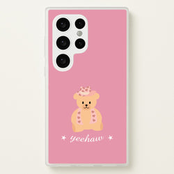 Yeehaw Teddy Bear  - Western Phone Case for Galaxy S24 Ultra